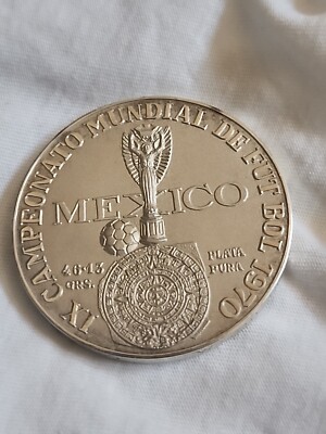 メキシコ 旧貨幣 1893年 鷲デザイン 穴開け 磨きあり 27グラム