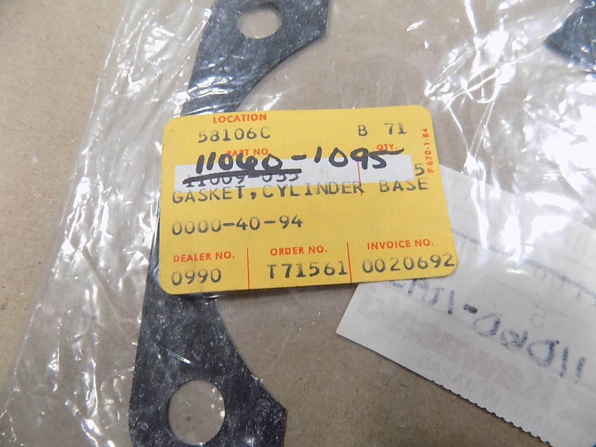 1986-2003 Kawasaki ZG1200 Voyager XII Muffler Exhaust Gasket 11060