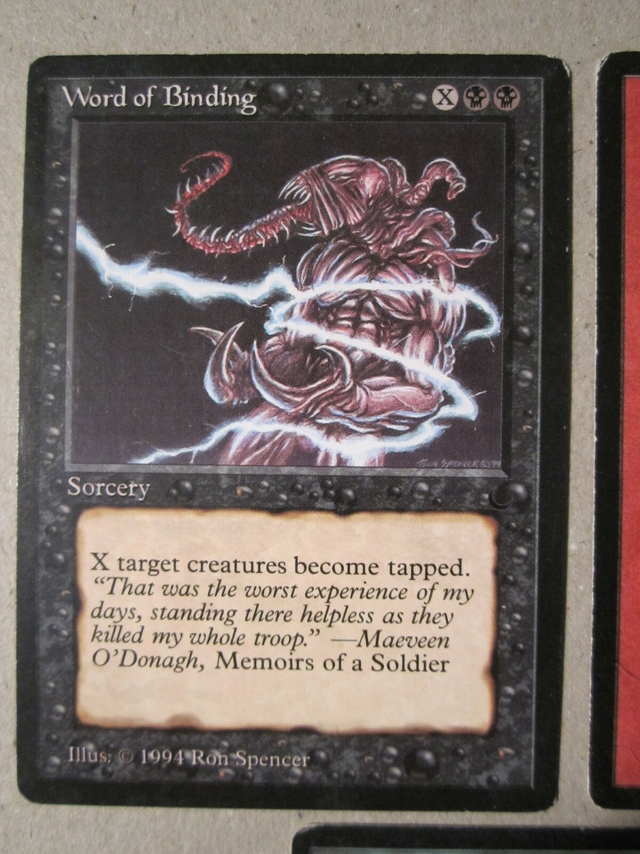 Lot of 6 vtg 1994 Magic: the Gathering 