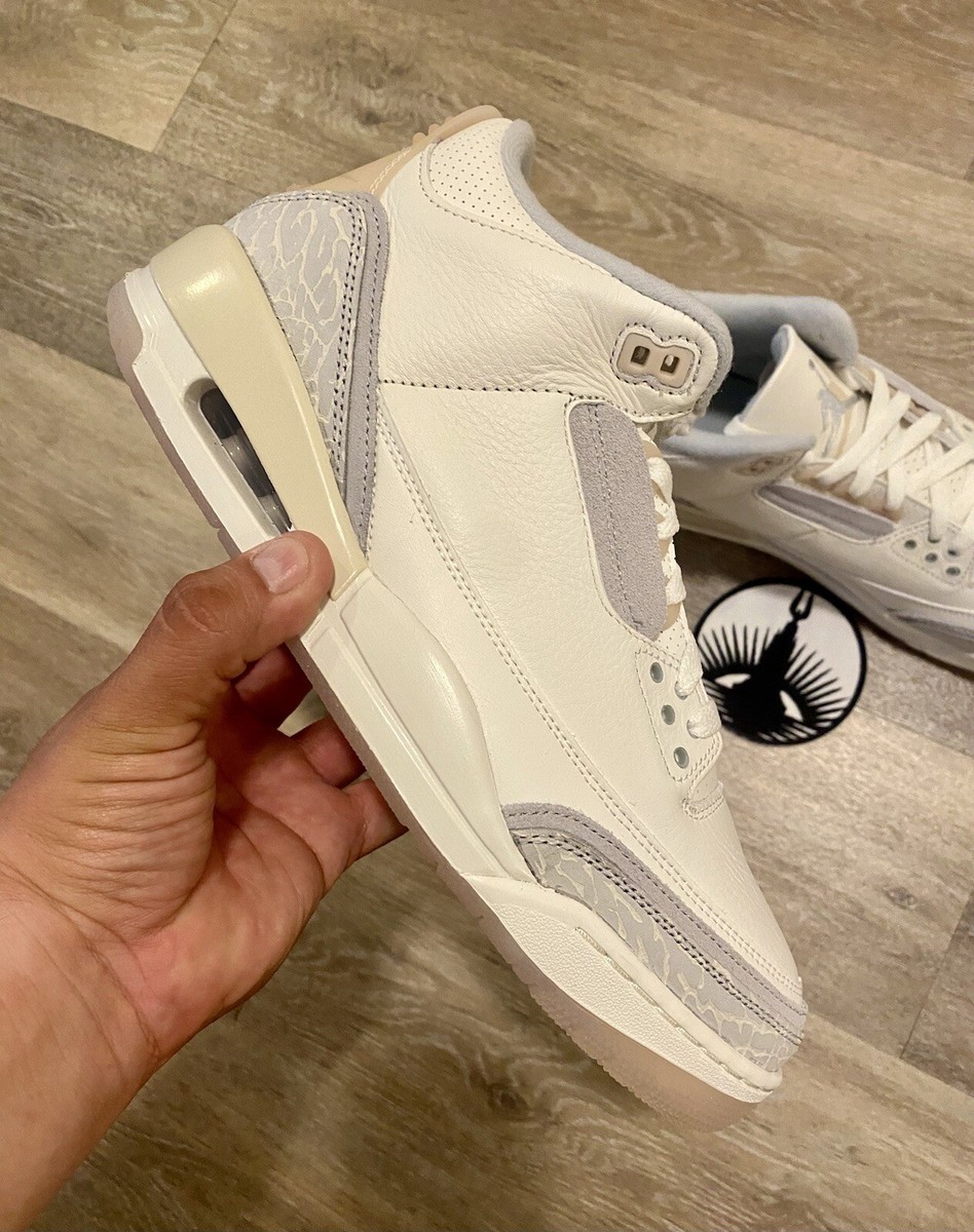 Nike Air Jordan 3 Retro 'Craft Ivory' Grey Mist Cream FJ9479-100