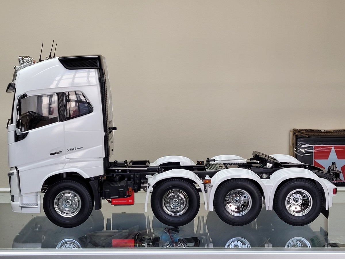 Custom Built Tamiya R/C 1/14 Volvo FH16 750 8x4 MFC-03 LED Sound