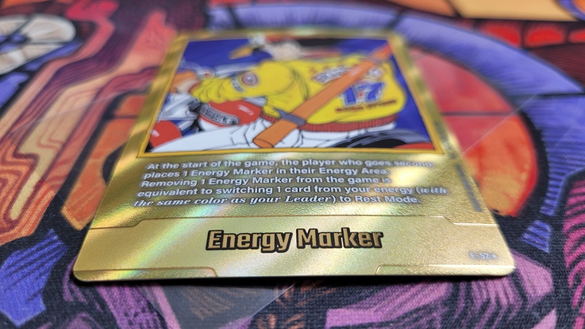 Son Goku E-52 Gold Energy Marker Dragon Ball Manga Booster Card