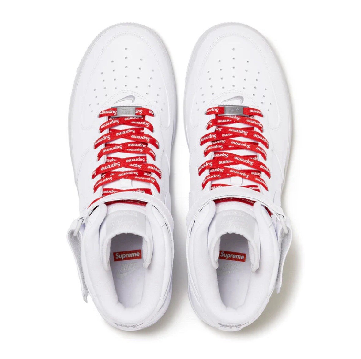 Brand New Supreme® x Nike® Air Force 1 Mid White - Size 9.5