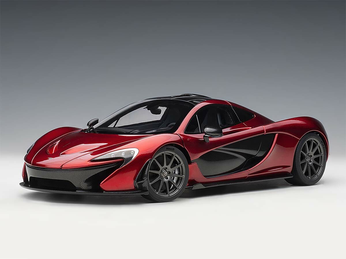 2013 McLAREN P1 VOLCANIC RED COMPOSITE 1:18 by AUTOart 76062 BRAND