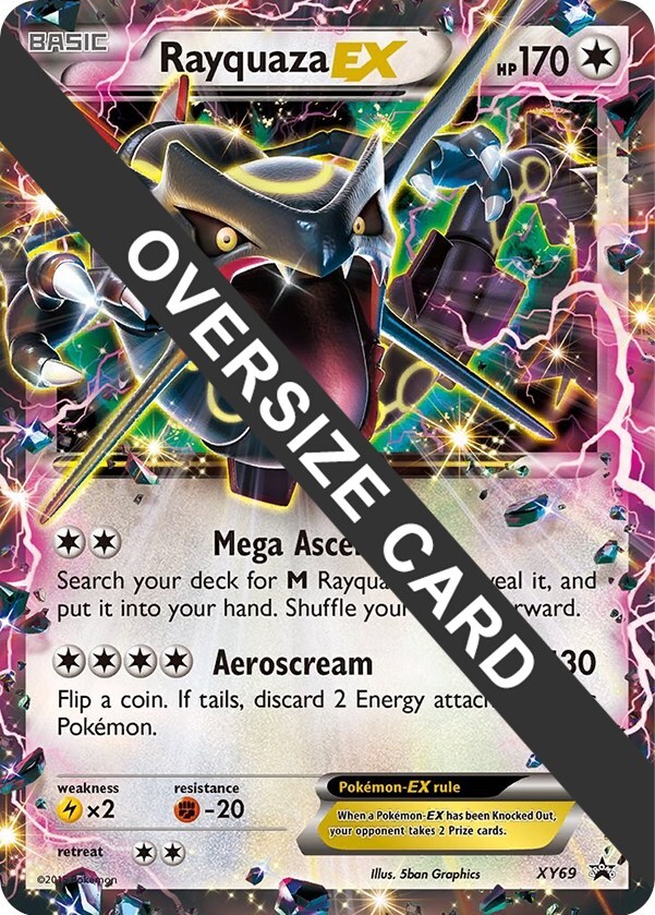 Buy Rayquaza EX XY69 Jumbo Cards Holo online | eBay
