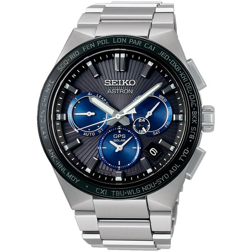 Seiko Astron SBXB063 8X53-0AJ0-2 GPS Solar Blue Shell Titanium