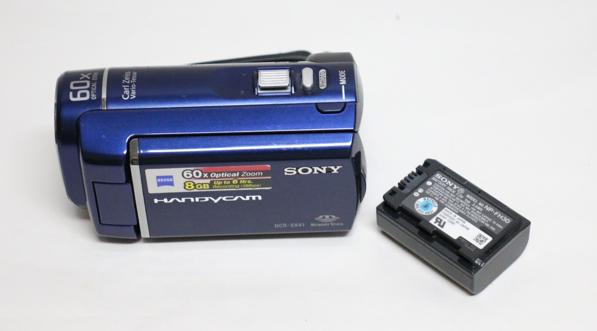 Sony Handycam DCR-SX41 Camcorder 60x Zoom With Power cable | eBay