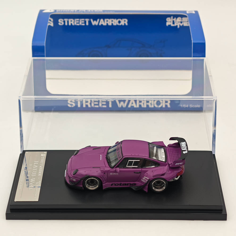 Street WARRIOR SW 1/64 RWB 993 Rotana Diecast Models Car Purple | eBay