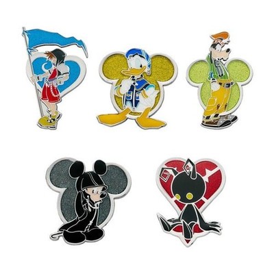 Kingdom Hearts Pins Set of 5 pin badge Disney Loft Exclusive