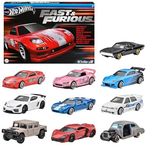 Hot Wheels FAST & FURIOUS HVX27 10 Cars In Pack August 2024 | eBay