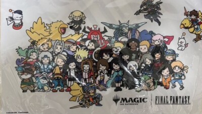 MTG Final Fantasy Playmat & binder Chibi Chara Japan Event