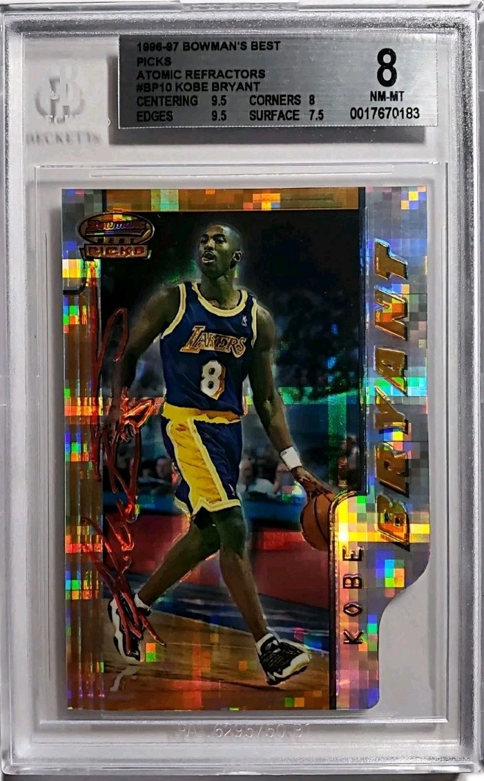 Kobe Bryant 1996 Bowman's Best #BP10 Picks - Atomic Refractor
