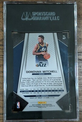 2017-18 Panini Prizm - Donovan Mitchell #117 (RC) for sale online