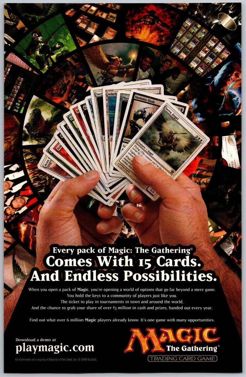 Magic the Gathering 9th Edition Print Ad Game Poster Art PROMO
