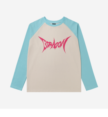 G-DRAGON Ubermensch Raglan Long Sleeve T-Shirt / Mint / K-Pop