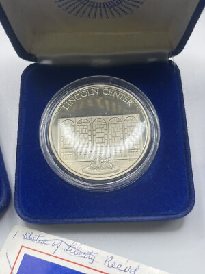 1981 New York Silver Collection Chemical Bank Complete 6 Coin Set