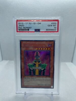 Yugioh Jinzo PSV PSA 10 Pharaoh's Servant 2010 2017 Reprint Joey