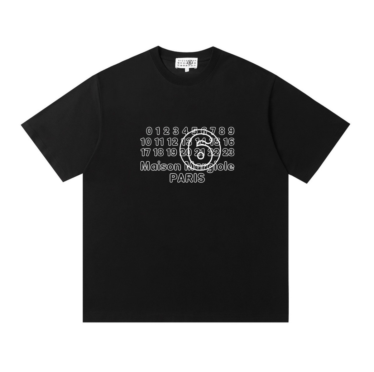 Maison Margiela MM6 Black T-Shirt SS25 Collection, Size M | eBay