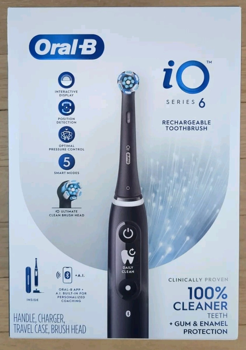 Oral-B iO 6 Series Electric Toothbrush - Black Lava for sale