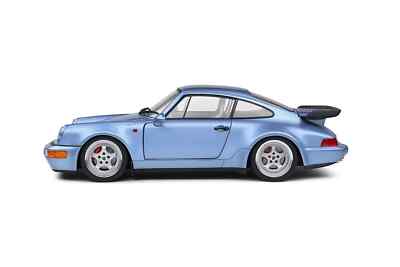1/18 Porsche 911 (964) Turbo Horizon Blue 1990 Diecast Model by