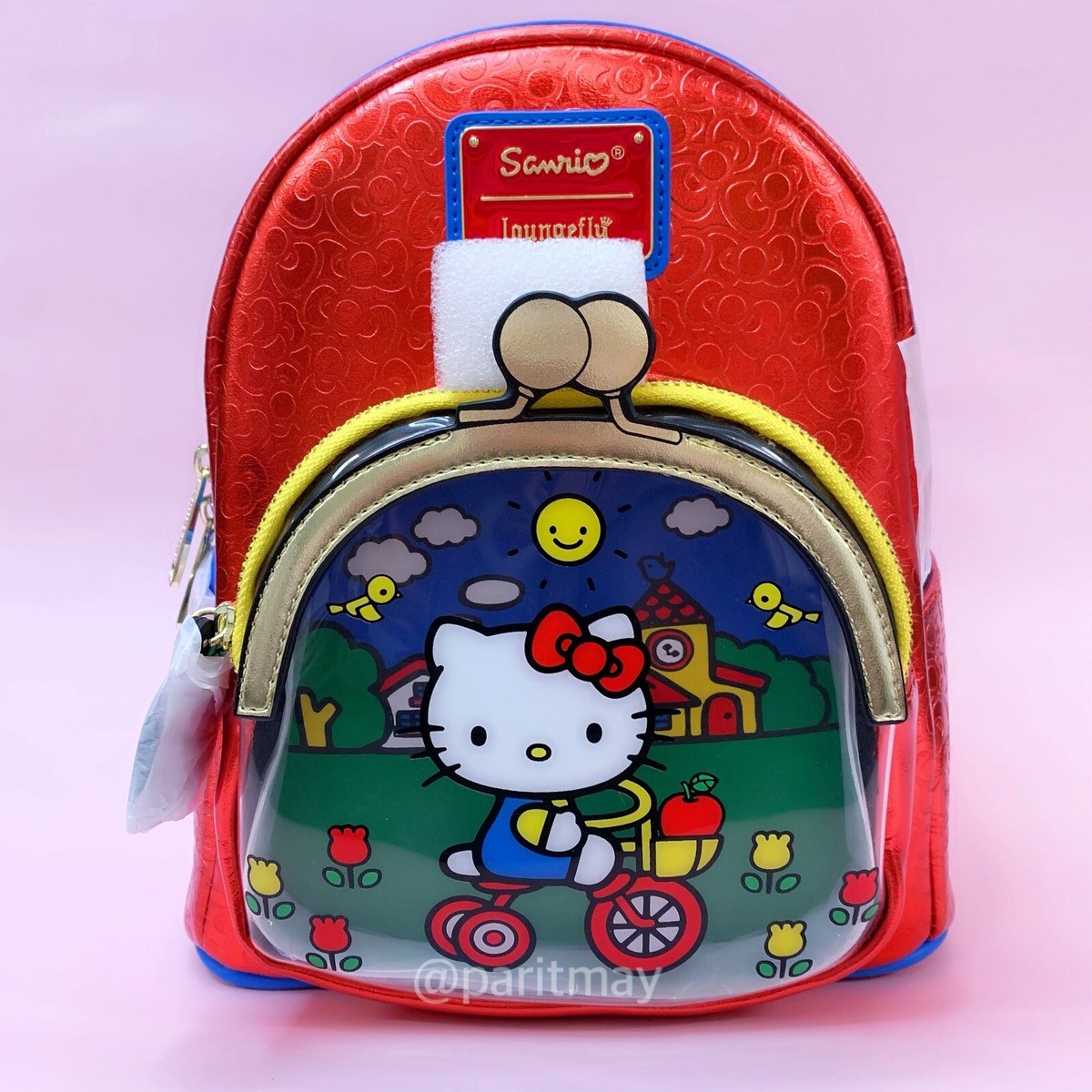 Loungefly Sanrio Hello Kitty 50th Anniversary Coin Bag Metallic