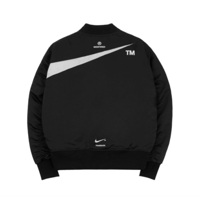 Nike NSW Swoosh Therma-Fit Bomber Jacket Black Asia Sizing DD6056