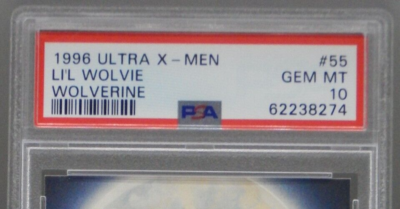 1996 Fleer Marvel Ultra X Men #55 WOLVERINE Lil Wolvie PSA 10