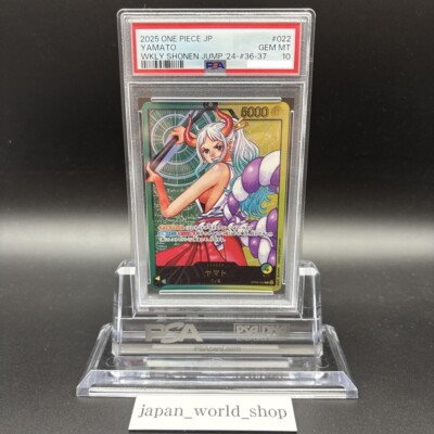 PSA 10 Yamato OP06-022 Lecafig Weekly Shonen Jump Promo ONE PIECE