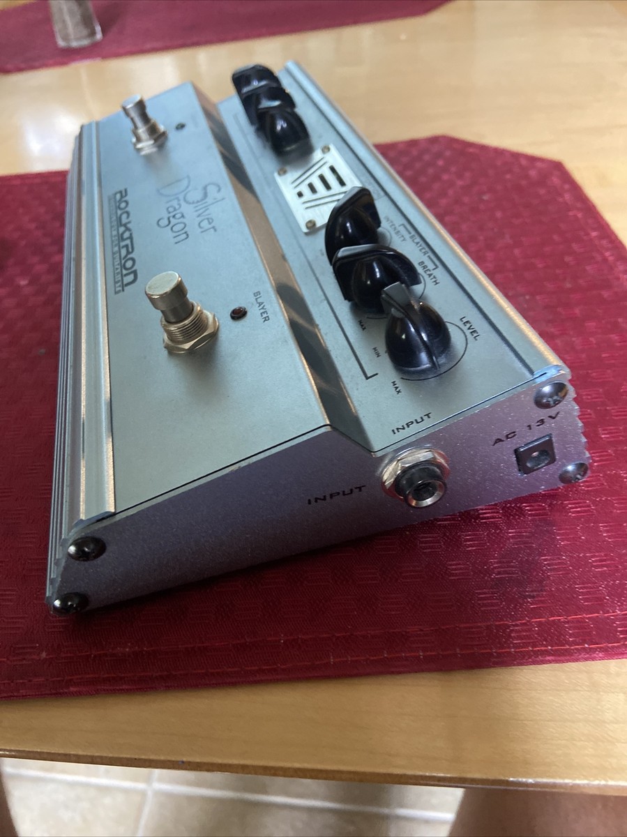 Rocktron Silver Dragon Distortion Guitar Pedal Tube & Solid-State