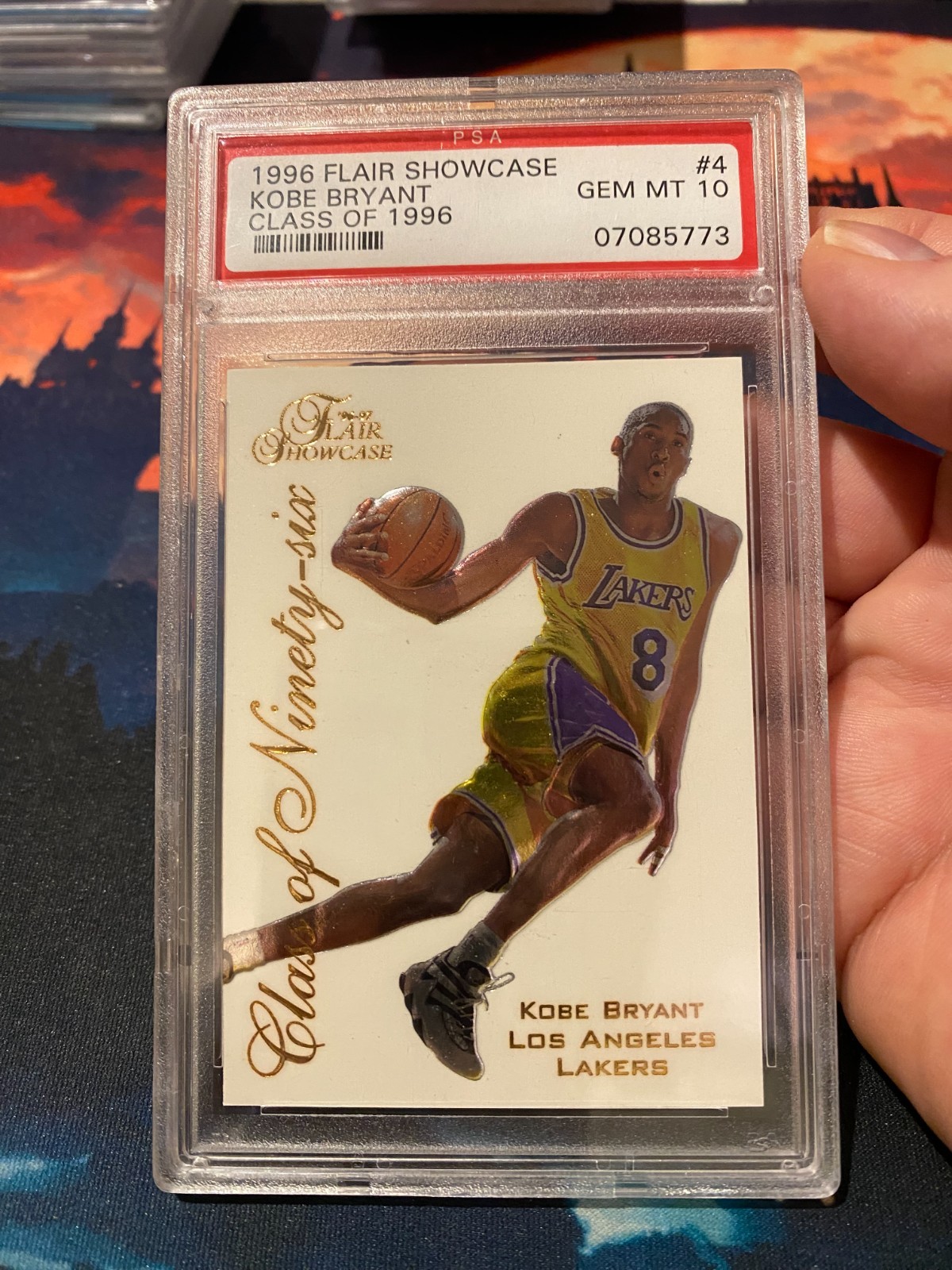 Kobe Bryant 1996 Flair Showcase #4 Class of '96 Price Guide