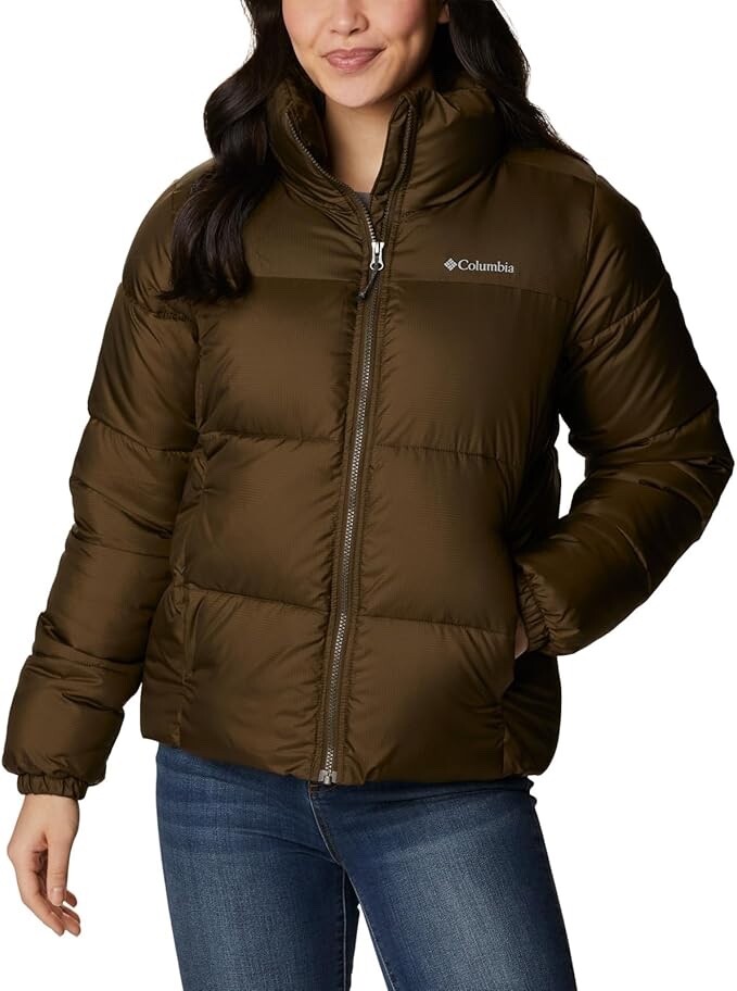 Columbia Women's 2X Puffect Puffer Jacket Insulated Olive MSRP