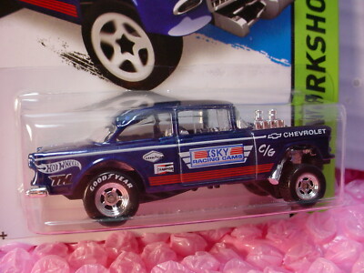 VHTF 2014 Hot Wheels SUPER Treasure Hunt '55 CHEVY BEL AIR GASSER