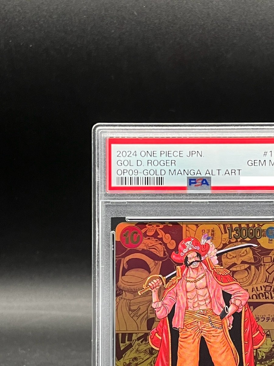 PSA 10 Roger Gold Manga Alt Art OP09-118 Comic Parallel ONE PIECE