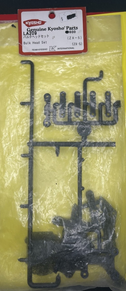 Vintage Kyosho 209 BULK Head Set Zx-5 Zx5 ZX 5 LA209 Kyola209 for
