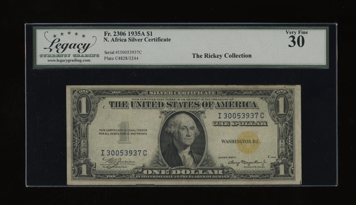 $1 Grade 30 US Hawaiian & North African Small Notes for sale | eBay