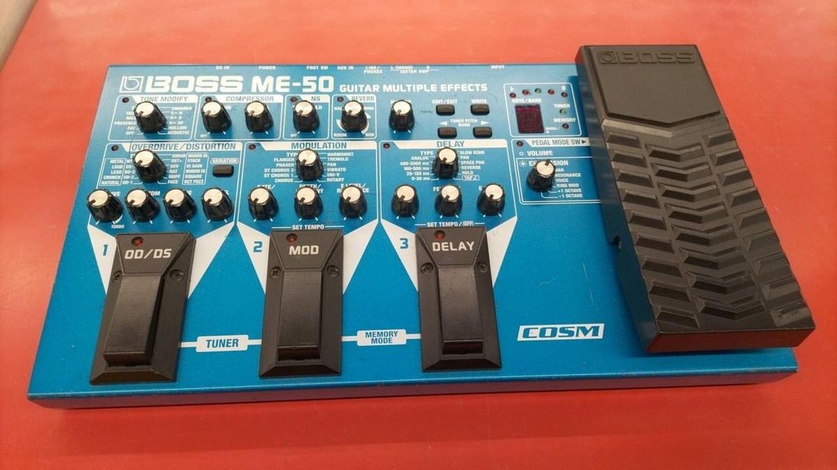 Boss ME-50 Guitar Multi-Effects Pedal - Versatile and Powerful