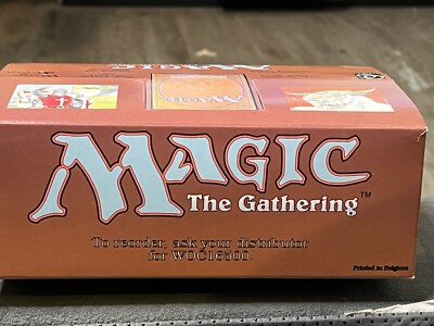Vintage Magic Gathering Empty 1993 Alpha Booster Pack Box