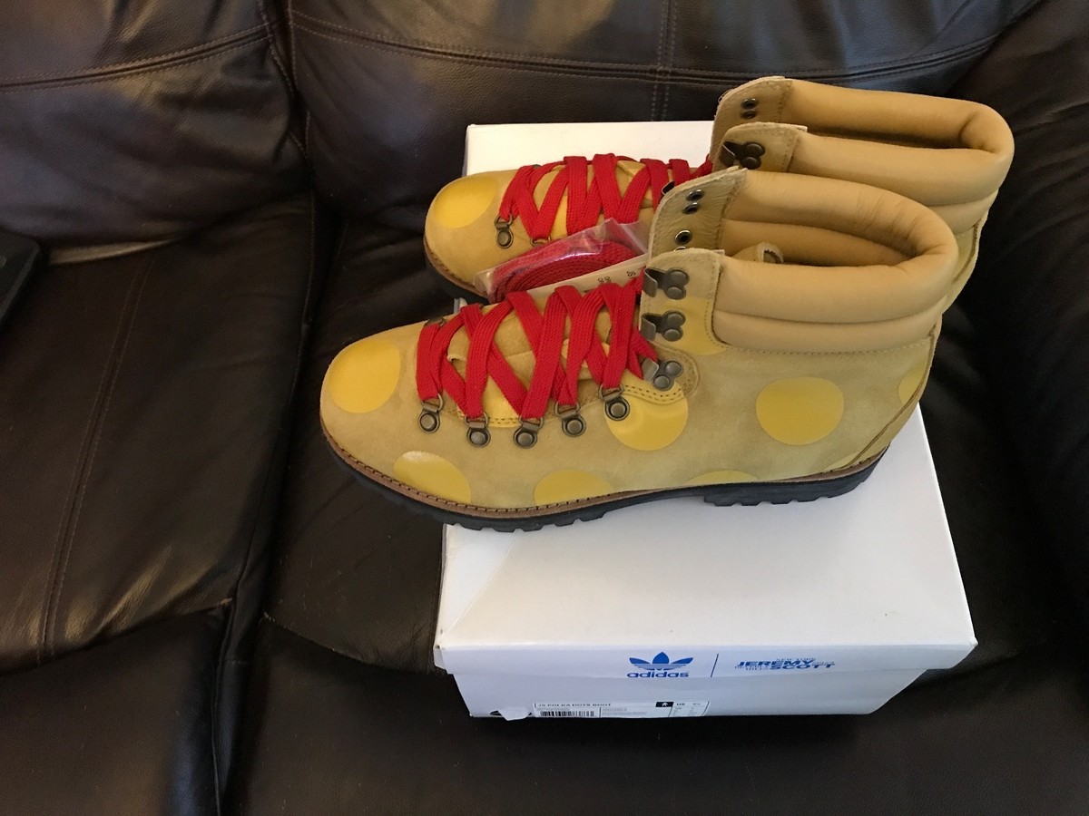 RARE Jeremy Scott Adidas Polka Dot Hiking Boots Originals by