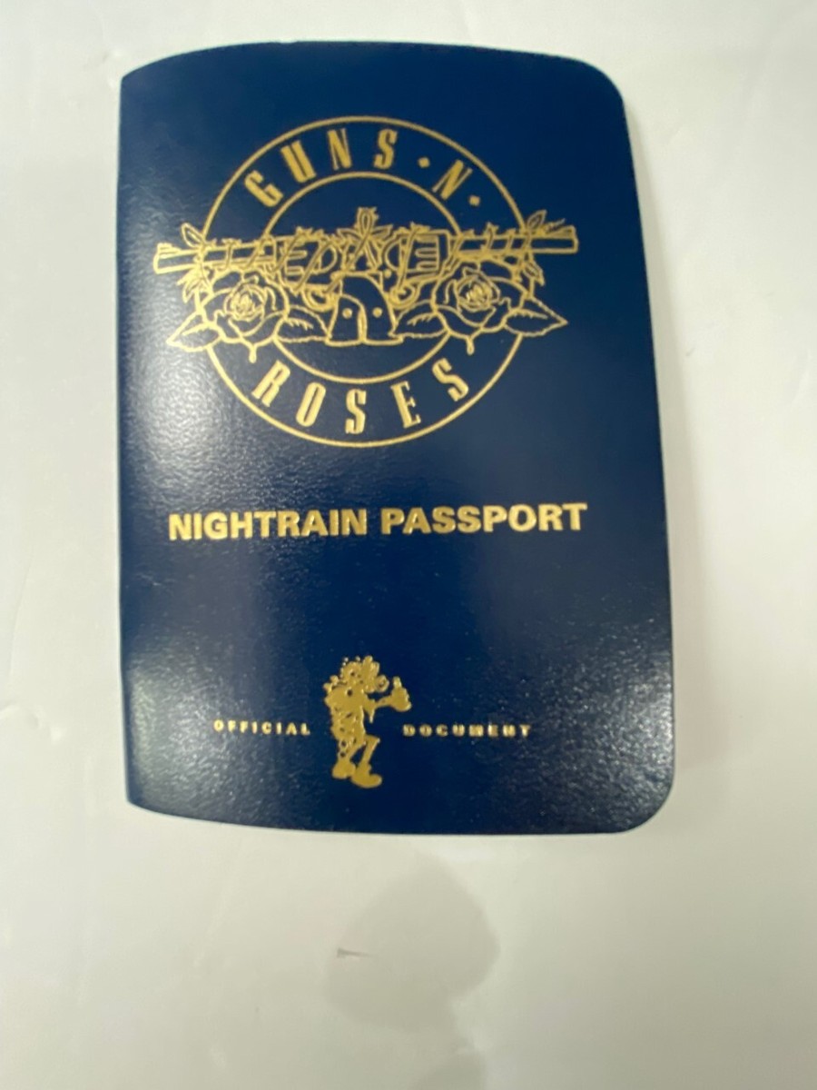 2021 Guns N Roses VIP Swag Concert Lot Nightrain Passport, Pin
