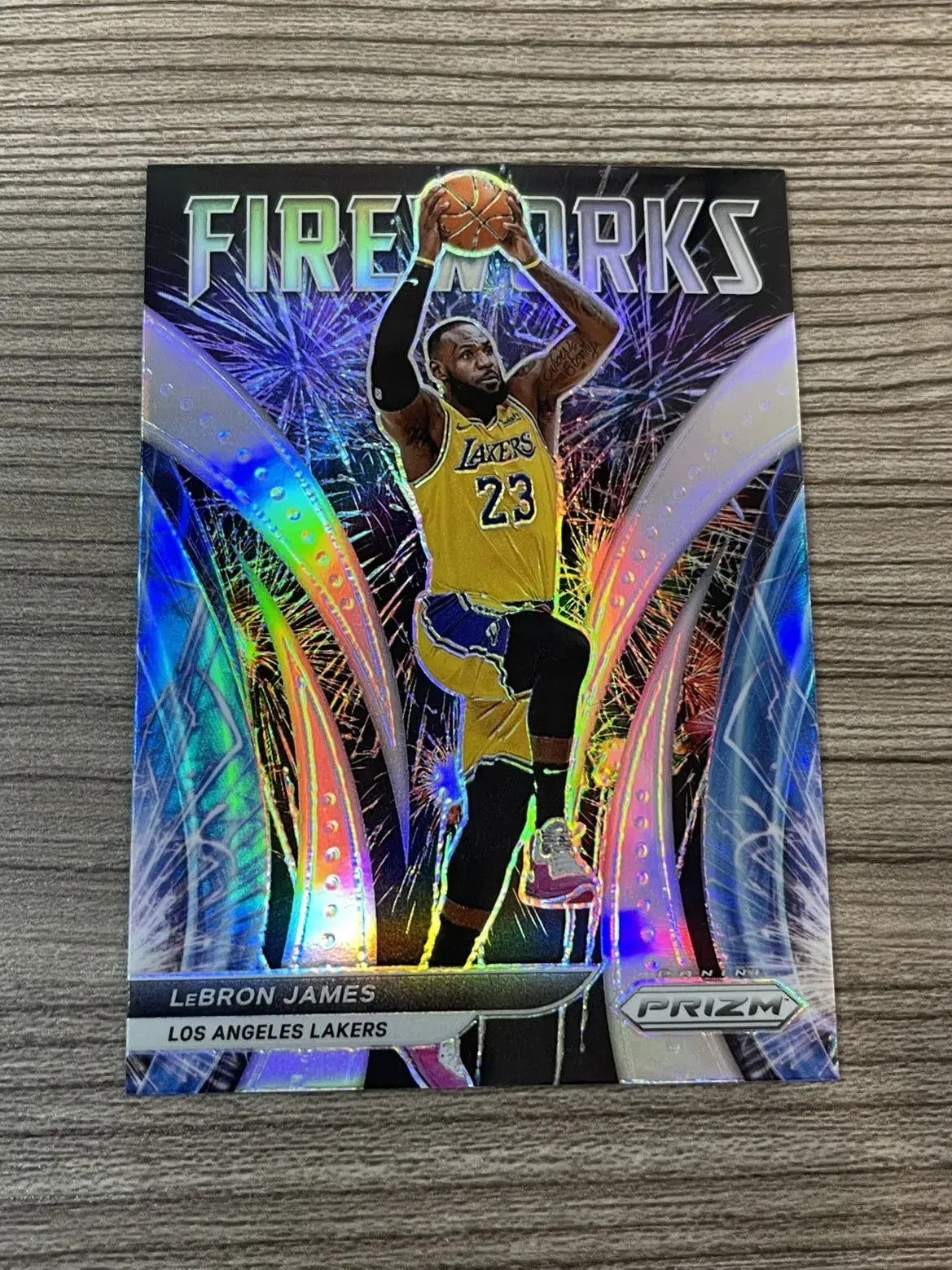 LeBron James 2021 Prizm #1 Fireworks - Silver Price Guide - Sports