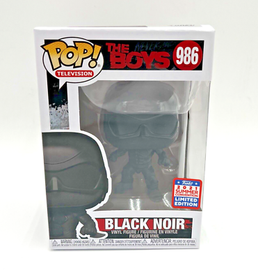 Funko Pop The Boys Black Noir 986 SDCC 2021 Funkon | eBay