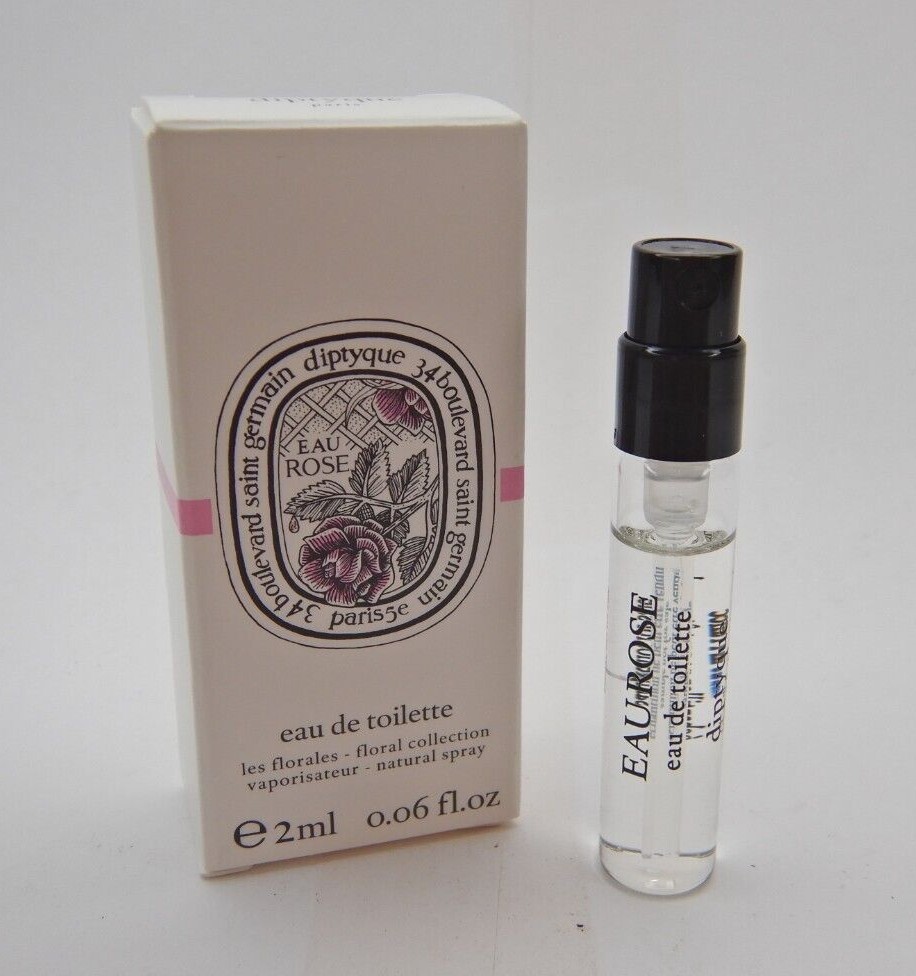 Diptyque EAU ROSE Eau de toilette EDT (1) 2ml - 0.06oz Vial Floral