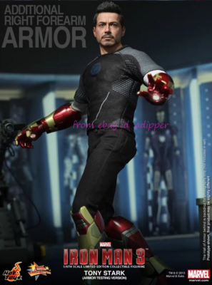 1/6 Hot Toys MMS191 Iron Man 3 Tony Stark Workshop Armor Testing