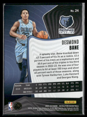 Desmond Bane 2023-24 Panini Revolution #24 Memphis Grizzlies | eBay