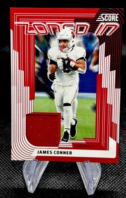 2025 Panini Score Zoned In Patch James Conner #ZON-JCR Arizona
