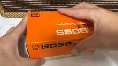 BOSS DS-2 TURBO Distortion 1987 W/Box Vintage Guitar Pedal Made in