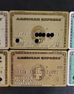 AMERICAN EXPRESS カードセットキャンセル済み キャンセル