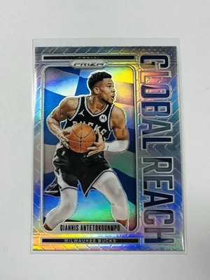 GIANNIS ANTETOKOUNMPO 2024-25 Panini Prizm Global Reach Silver