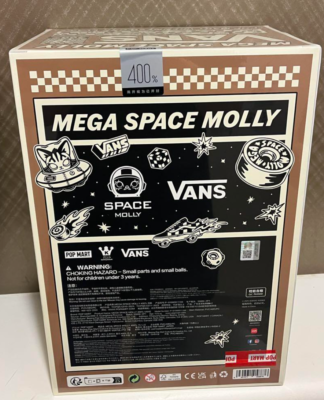 POPMART MEGA SPACE MOLLY 400% VANS 