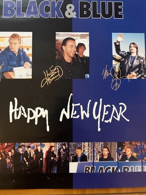 Backstreet Boys / Black & Blue 2000 Japan Original Promo Poster B2